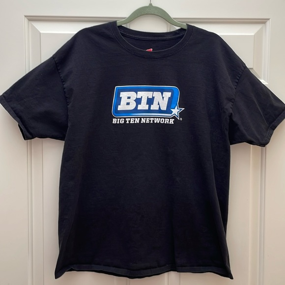 Hanes Other - Big Ten Network Logo Graphic Vintage T-Shirt Size XL Unisex College Sports